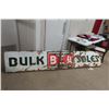 Image 1 : BA Bulk Sales Service Porcelain Vintage Sign, 21" x 117"