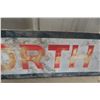 Image 3 : North Star Oil Ltd. Vintage Metal Sign, Wood Frame, 16" x 142"
