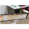 Image 5 : North Star Oil Ltd. Vintage Metal Sign, Wood Frame, 16" x 142"
