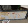 Image 6 : North Star Oil Ltd. Vintage Metal Sign, Wood Frame, 16" x 142"