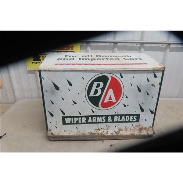 BA Wiper Service Station Cabinet, Metal, Vintage, 18" x 26" x 11"