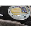 Image 4 : Petter Double Bubble Clock, 15" Diameter, Good Face Plate, Does Not Light Up, Vintage