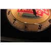 Image 4 : Kurfees Paints Double Bubble Clock, Works and Lights Up, 15" Diameter, Minor Crack