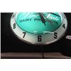 Image 4 : Pine Side Dairy Double Bubble Clock, Lights Up, Minor Crack on Face Plate, Vintage, 15" Diameter