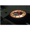 Image 5 : Fram Adv Clock, Lights Up, Works, Cracked Face Plate, No Lens, 15" Diameter