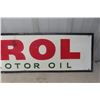 Image 4 : Castrol Motor Oil Metal Embossed Sign, 1964, 11" x 59"