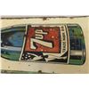 Image 4 : 7-Up Fresh Up with Bottle Girl, 1940s/50s, Vertical Metal Embossed Sign, 17" x 53"