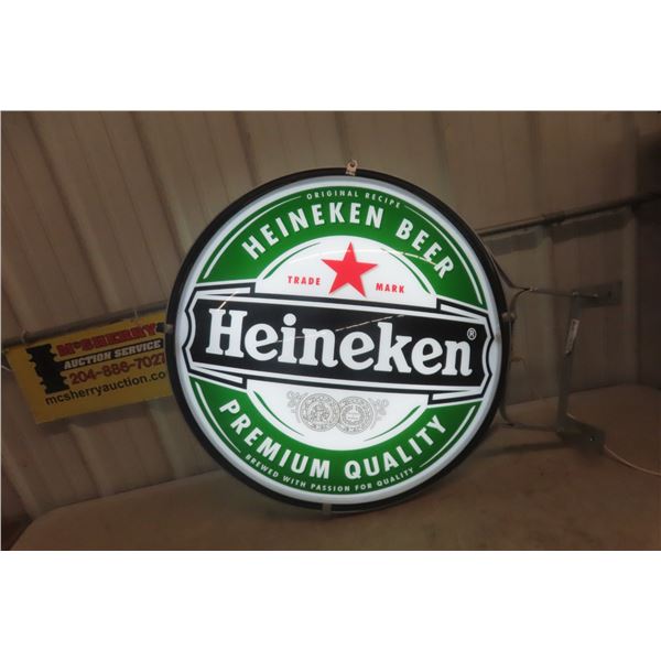 Heineken Beer Light-Up Flange, 32" Diameter