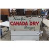 Image 2 : Vintage Canada Dry Rack with 2 Sided Topper Sign — 50" x 16" x Up to 16"