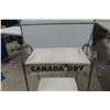 Image 3 : Vintage Canada Dry Rack with 2 Sided Topper Sign — 50" x 16" x Up to 16"
