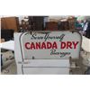 Image 8 : Vintage Canada Dry Rack with 2 Sided Topper Sign — 50" x 16" x Up to 16"