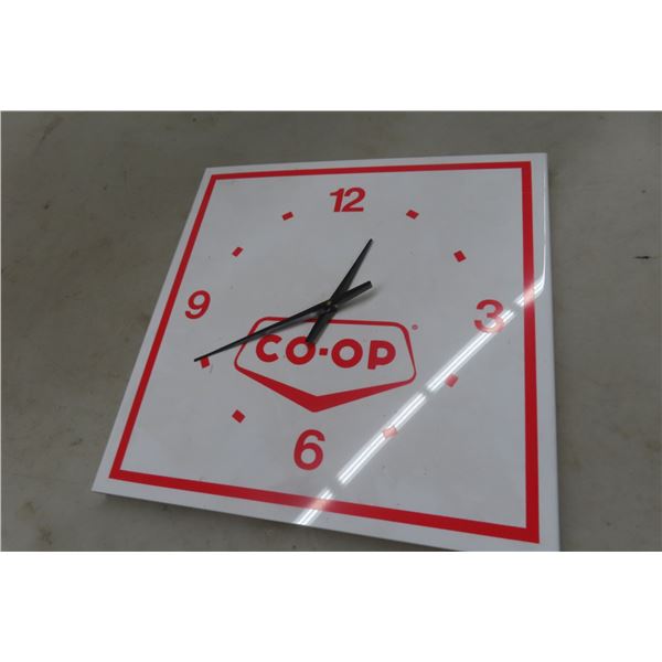 Co-op Clock — 16" x 16"