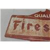 Image 4 : Firestone Metal Tire Sign — 17" x 29"