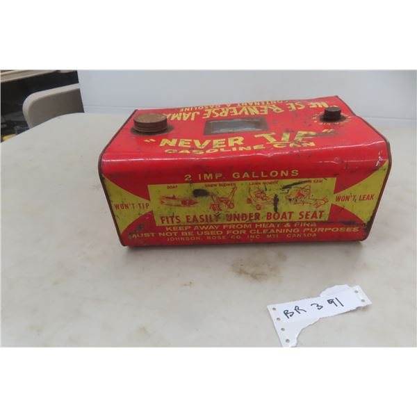 Never Tip 2 Gallon Boat Fuel Tank