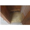 Image 11 : Vintage Wooden Telephone Booth with Manitoba Telephone System Logo — 84" x 27" x 27½" — No Phone