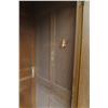 Image 14 : Vintage Wooden Telephone Booth with Manitoba Telephone System Logo — 84" x 27" x 27½" — No Phone