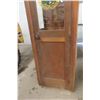 Image 5 : Vintage Wooden Telephone Booth with Manitoba Telephone System Logo — 84" x 27" x 27½" — No Phone