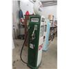 Image 10 : Bennett Vintage Gas Pump — Restored BA — with Reproduction Globe — Crack 