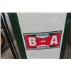Image 7 : Bennett Vintage Gas Pump — Restored BA — with Reproduction Globe — Crack 