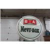 Image 9 : Bennett Vintage Gas Pump — Restored BA — with Reproduction Globe — Crack 
