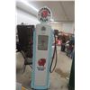 Image 13 : Bennett Model 546 Vintage Gas Pump - Restored Red Indian Panther Blue, Repro Globe, 2 New Lenses 
