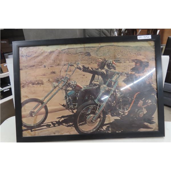 Original 1969 Easy Rider Movie Poster — Captain America and Billy — 26" x 38"