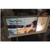 Image 1 : Vintage Pure Springs Light-Up Sign/Clock — 13" x 28"