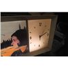 Image 3 : Vintage Pure Springs Light-Up Sign/Clock — 13" x 28"