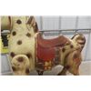 Image 10 : 1940s–50s Mobo Bronco Metal Ride-On Horse – Hand Painted, North England, D. Sebelt and Co.