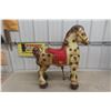 Image 1 : 1940s–50s Mobo Bronco Metal Ride-On Horse – Hand Painted, North England, D. Sebelt and Co.