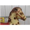 Image 2 : 1940s–50s Mobo Bronco Metal Ride-On Horse – Hand Painted, North England, D. Sebelt and Co.