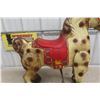 Image 3 : 1940s–50s Mobo Bronco Metal Ride-On Horse – Hand Painted, North England, D. Sebelt and Co.