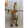 Image 7 : 1940s–50s Mobo Bronco Metal Ride-On Horse – Hand Painted, North England, D. Sebelt and Co.