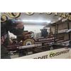 Image 2 : Louisiana Mirrored Steam Boat Company Framed Display 32" x 34"