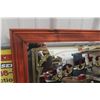 Image 3 : Louisiana Mirrored Steam Boat Company Framed Display 32" x 34"
