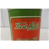 Image 2 : 5 Lb Green and Red Fast Mail Grease Tin by Hi-Way Refineries Ltd.
