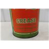 Image 3 : 5 Lb Green and Red Fast Mail Grease Tin by Hi-Way Refineries Ltd.