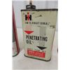 Image 4 : 3 International Oil Cans – Cream Separator, Engine Oil No. 1, and Penetrating Oil
