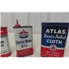 Image 3 : 7 Oil-Related Product Cans – Standard Atlas, Firestone Plus