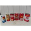 Image 1 : 6 Shell Oil Cans – Motor Oil, Cleaner, AT