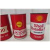 Image 2 : 6 Shell Oil Cans – Motor Oil, Cleaner, AT