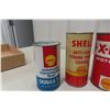 Image 4 : 6 Shell Oil Cans – Motor Oil, Cleaner, AT