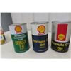 Image 3 : 5 Shell Oil Product Cans – 2 w/ Product