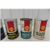 Image 5 : 5 Shell Oil Product Cans – 2 w/ Product