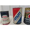 Image 3 : 5 Oil-Related Cans – Texaco, Havoline, Esso