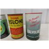 Image 2 : 5 Oil-Related Quart Cans – Bardahl, Shaler, Valvoline