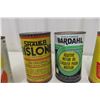 Image 3 : 5 Oil-Related Quart Cans – Bardahl, Shaler, Valvoline