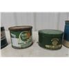 Image 3 : 6 Grease and Insecticide Cans – Shell, Airways, Oil-Bac, Quaker State, Texaco, Farmer Allerton