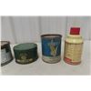 Image 7 : 6 Grease and Insecticide Cans – Shell, Airways, Oil-Bac, Quaker State, Texaco, Farmer Allerton
