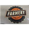 Image 1 : Farmery Metal Embossed Sign, 18" Diameter